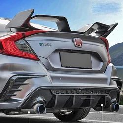 For Honda Civic's 10th generation ABS plastic rear trunk lid spoiler wing sports modification kit 2016 2017 2018 2019 2020 2021