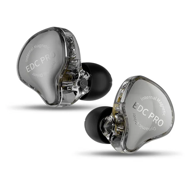 KZ EDC PRO écouteur professionnel haute sensibilité grands écouteurs dynamiques HiFi basse musique IEM casque 2Pin câble détachable 1