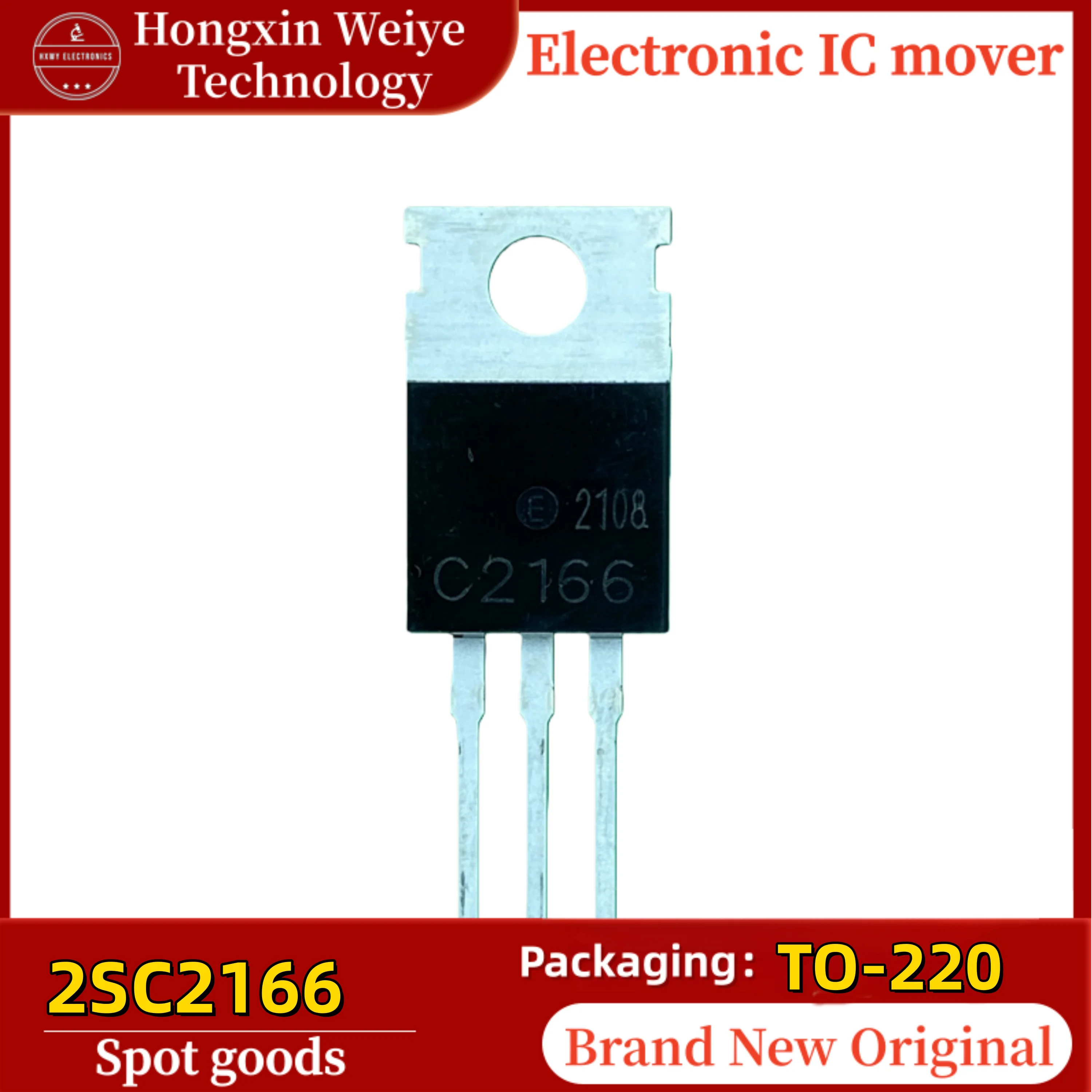 10/50 PCS 2SC2166 C2166 High Frequency Transistor BJT TO-220 Brand New in Stock for Electronics Market