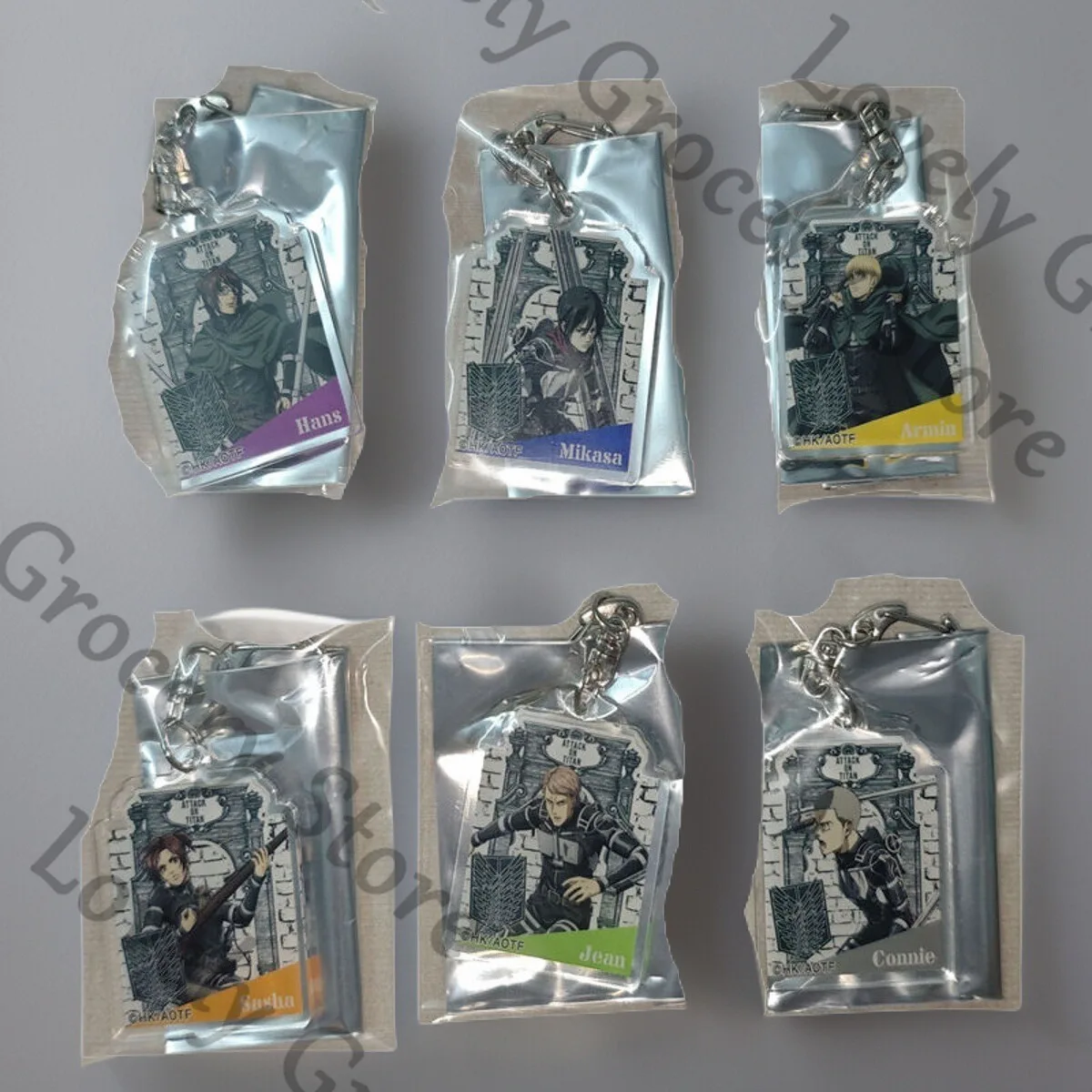 

Аниме Саша Браус «Атака Титанов» Hange Zoe Jean Kirstein Shingeki No Kyojin Kenny Ackerman Косплей Акриловый брелок Widget Gift