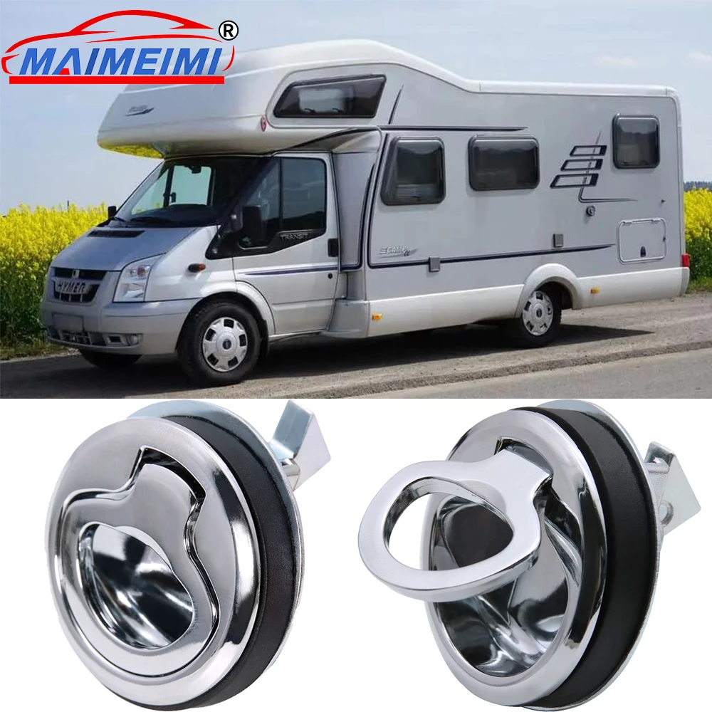 1 قطعة مركب من الفولاذ المقاوم للصدأ فلوش سحب فتحة سلام مزلاج ل RV يخت البحرية سطح السفينة يخت قفل خزانة يخت اكسسوارات