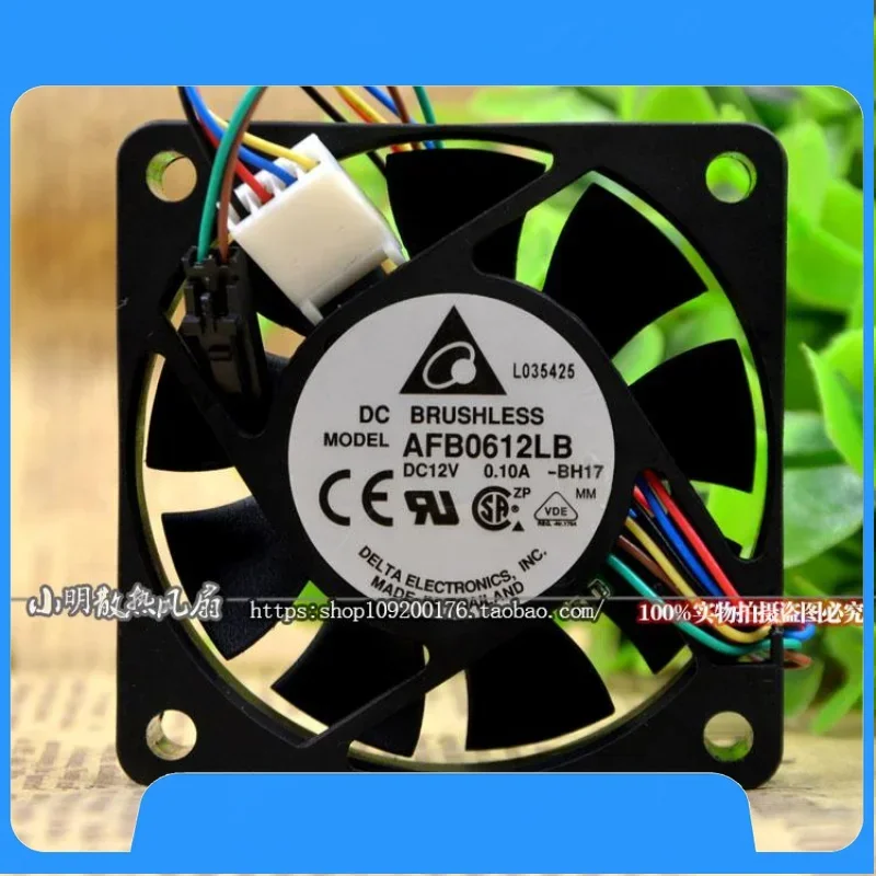 

Новый вентилятор-кулер для Delta AFB0612LB 12 В 0,10 А 6 см 6015 двойной шарик бесшумный ШИМ вентилятор охлаждения корпуса