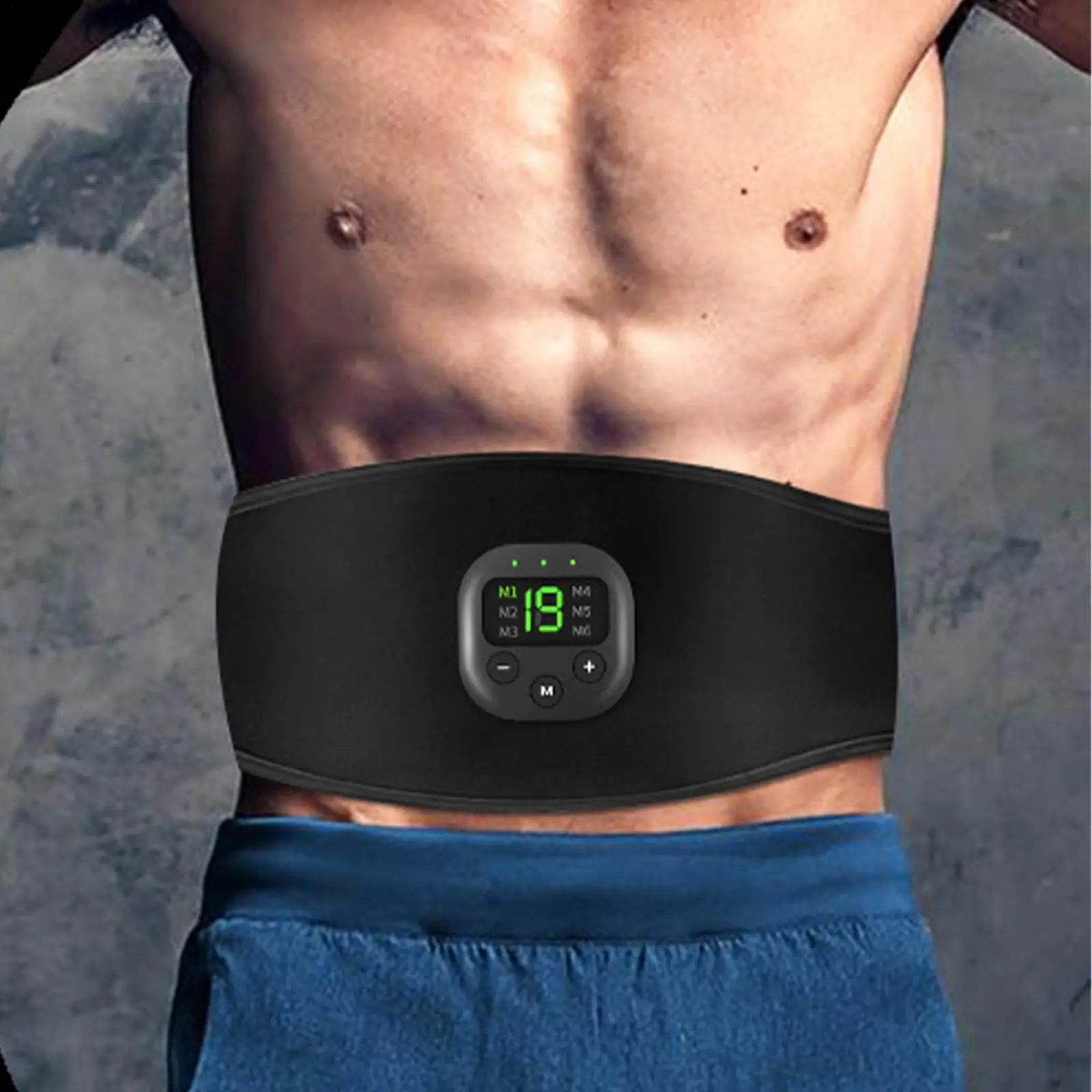 

Abs Stimulator Belt Comfortable Body Shape Equipment Abdominal Toning Belt For Adults Women Men Beginners Enthusiasts Home
