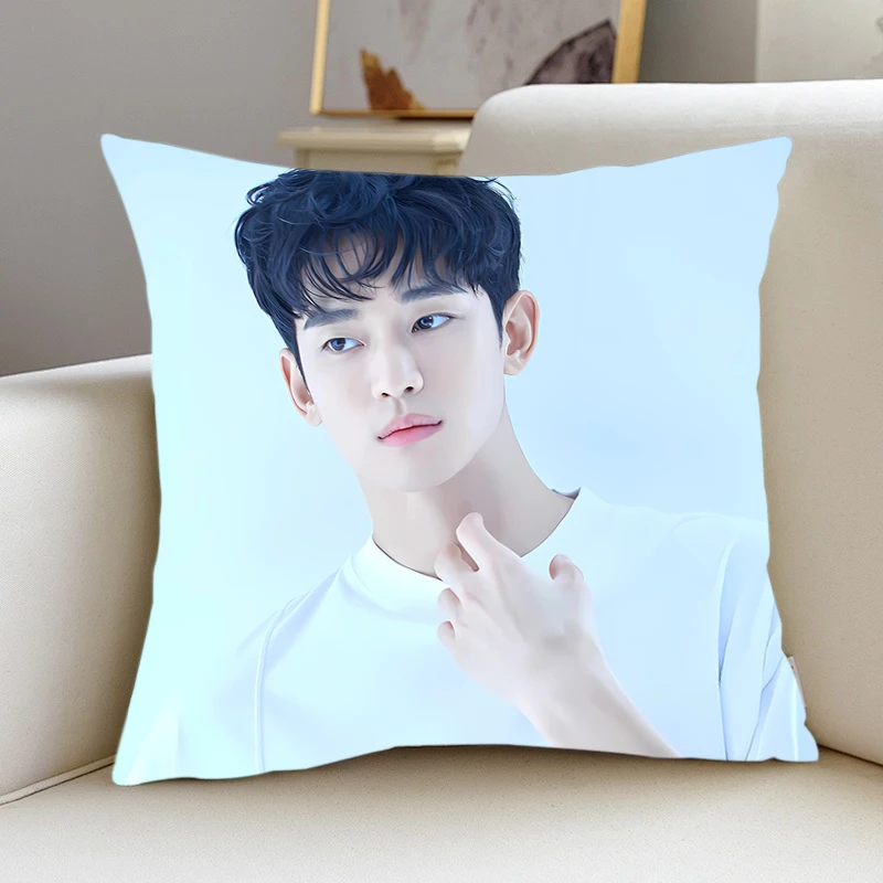 Decorazioni per la casa Federa per cuscino iving K-Kim-Soo-Hyun kpop camera da letto ufficio auto Dakimakura Cuscini di tiro Federa quadrata