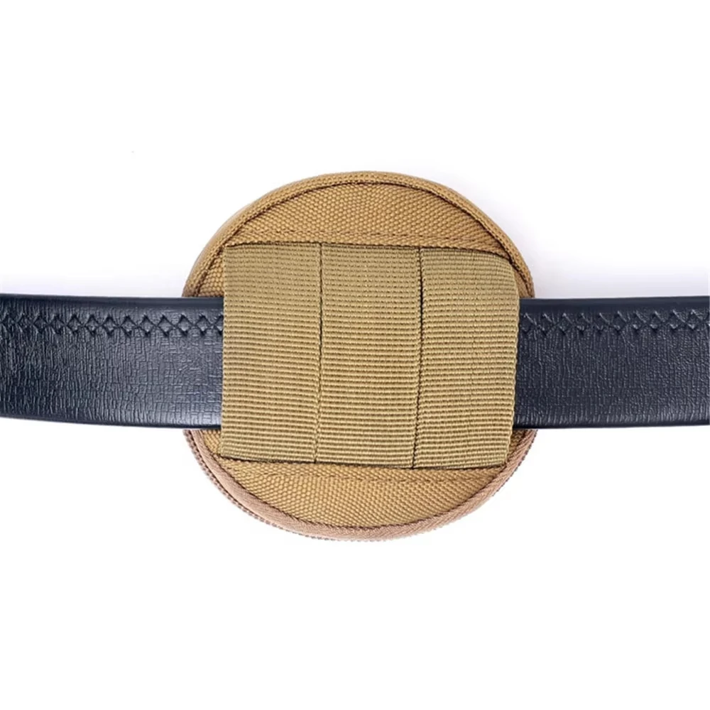 1000D جديد في الهواء الطلق عارضة الرجال عملة المحفظة المحمولة البسيطة المال حقيبة نسائية للعملات المعدنية مفاتيح حامل الخصر حقيبة جولة حالة صغيرة سستة المحفظة