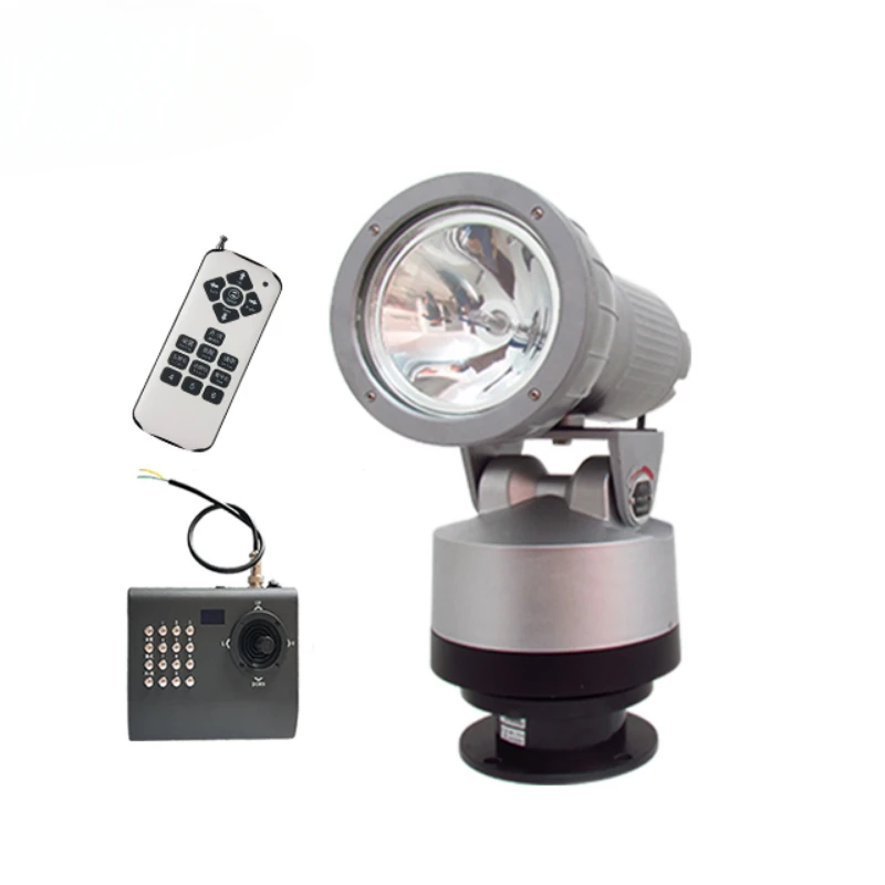 

Hot Variable Speed Joystick Control Guard Tower Moving Head Searchlight Aluminum 220V IP65 Warehouse