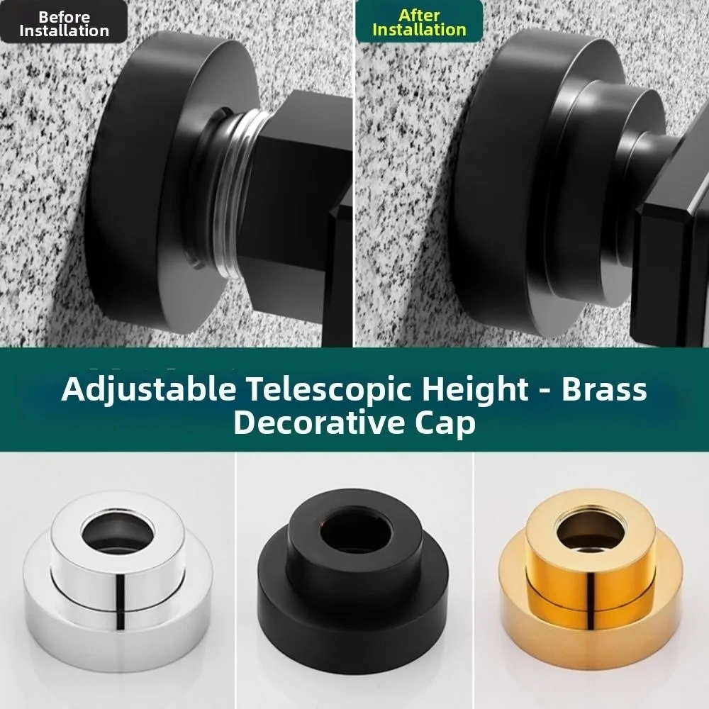 Metal Construction Shower Faucet Base Cup Silver White Gold Adjustable Design Bathroom Decorative Cover Decorative Cover