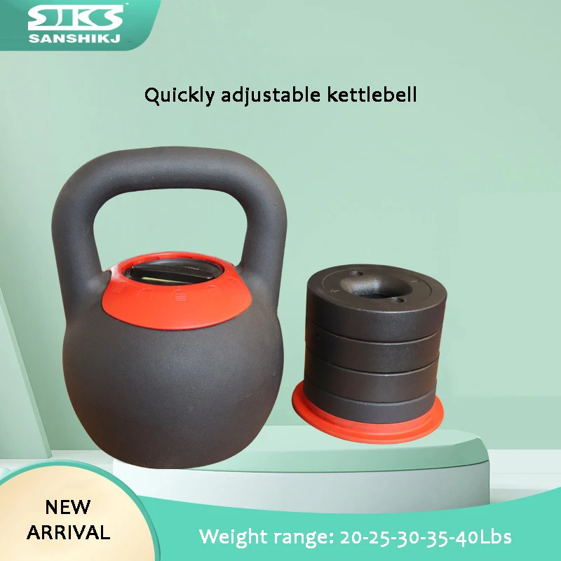 

Quick Adjustable Kettlebell Ring, Lifting Dumbbell, Household Hip Lifting Squat, 40Lbs Kettle Bell, New Design