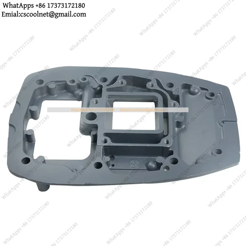 L37A-6B4-41137 Exhaust Duct Manifold Plate For Outboard Engine 2 Stroke 15D 9.9HP 15HP 6B4-41137-00 6B4-41137-00-5B