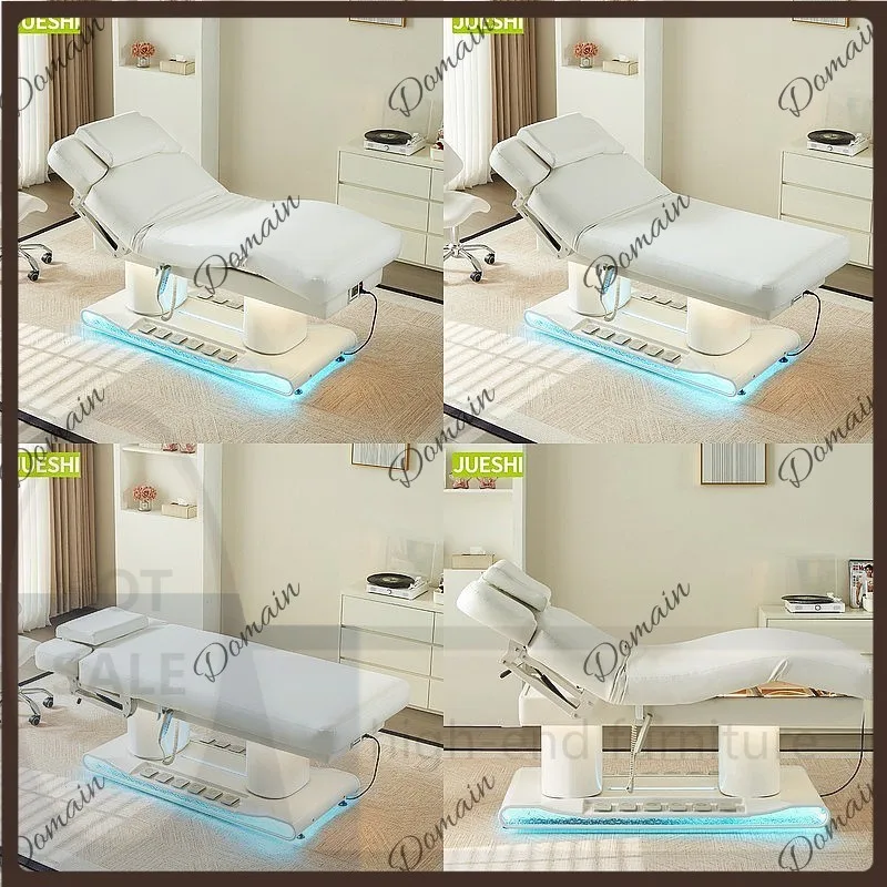 VP Smart Electric Beauty Bed Height Adjustable Heating Massage Table for Tattoo Microblading Surgery