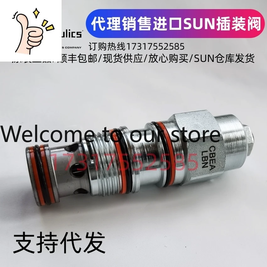 SUN Cartridge Counterbalance Valve CBEA-LHN/LBN/LAN/LIN Thread 25.4 Flow 120L