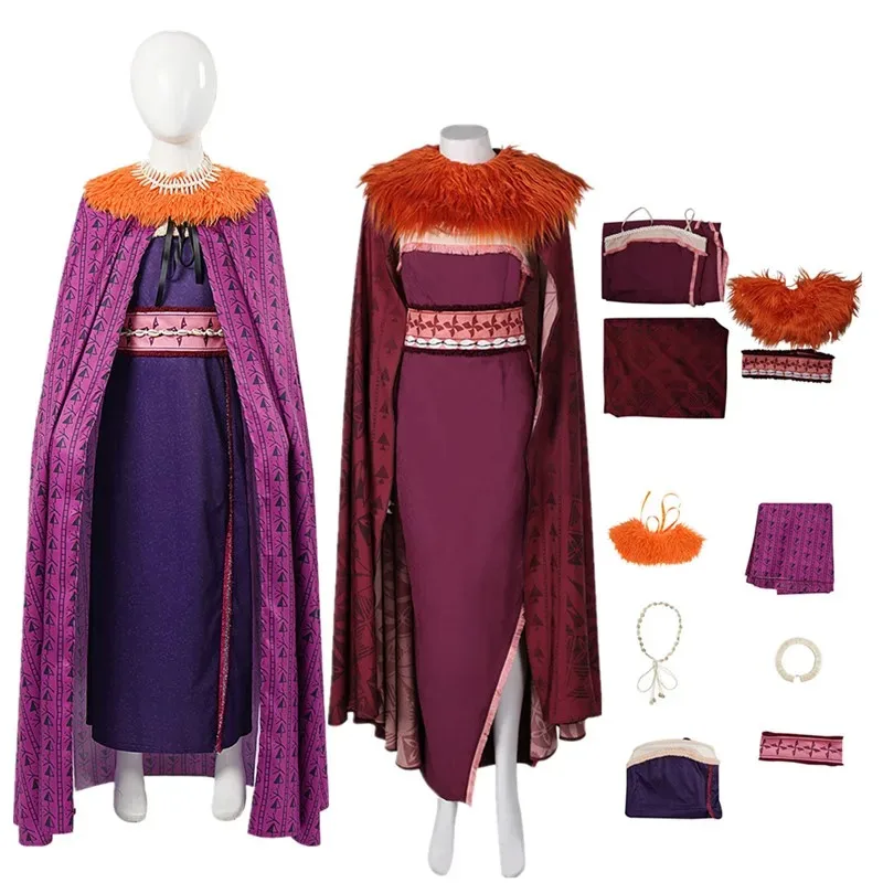 

Adult/Kids Matangi Costume Villain Role Play Cloak for Women Girls Outfits with Belt Halloween Carnival Party Costume