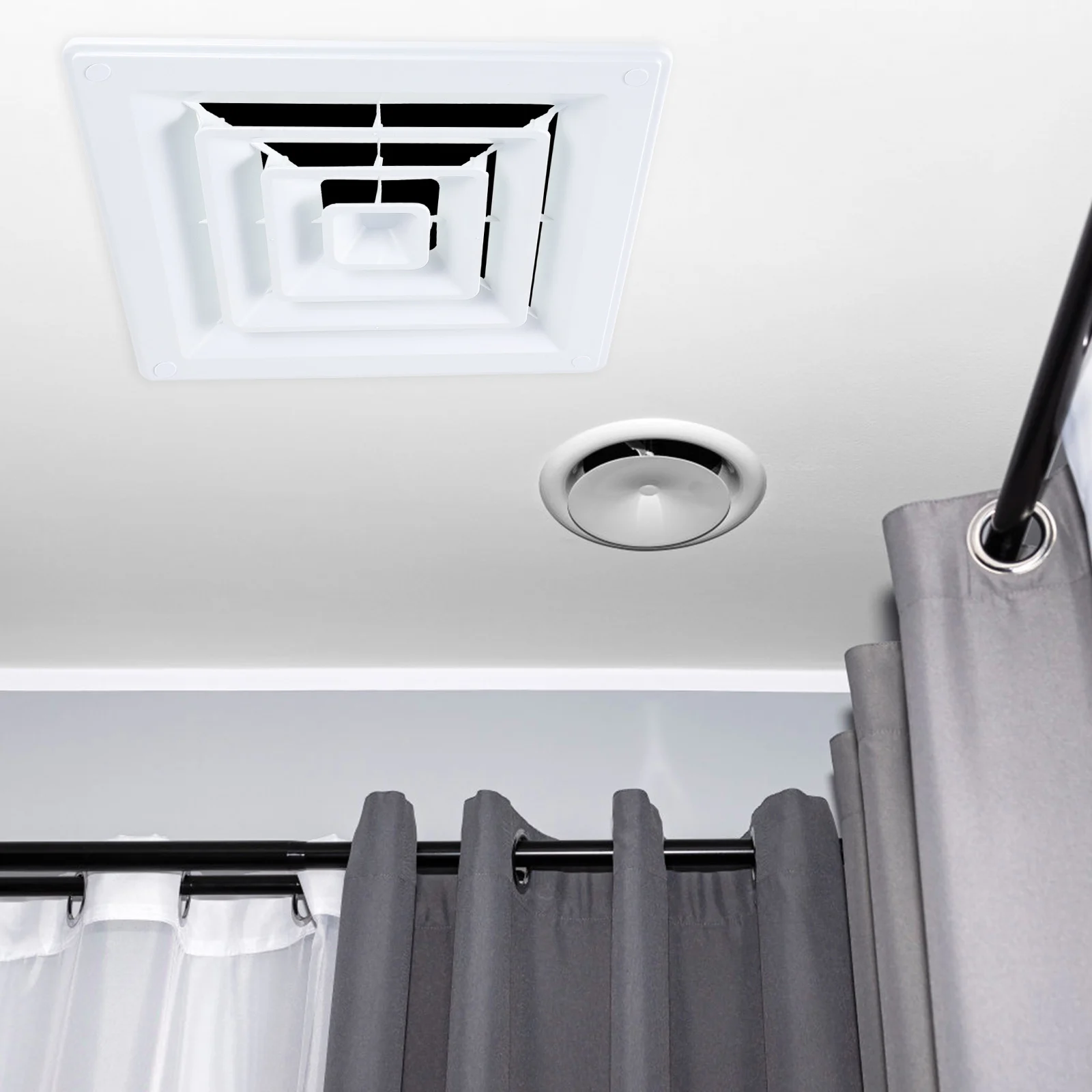 

Регистра подачи воздуха, падение потолка, решетка Hvac, вентиляционные крышки для ванной комнаты, кухни, офиса, прочный, простая установка, поток воздуха