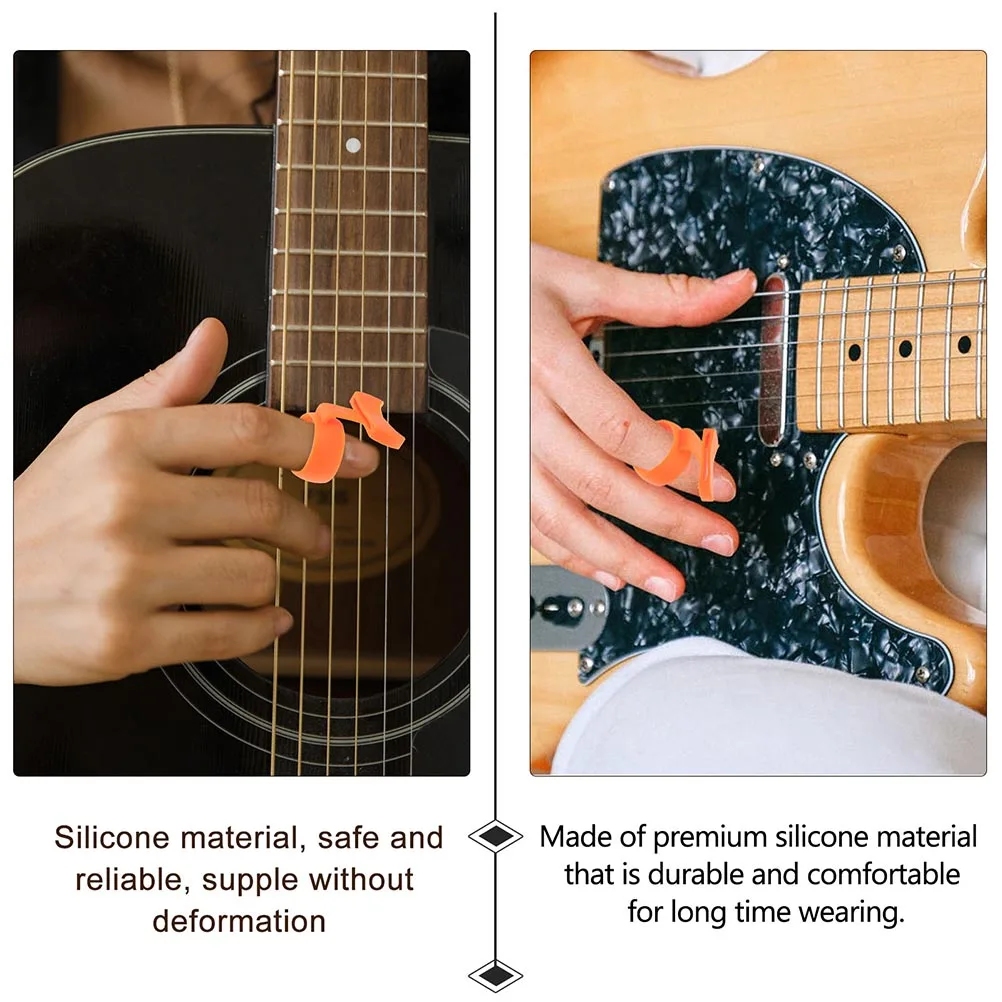 

2pcs Anti-Slip Guitar Picks Holder Portable Pick Storage Cover Durable Organizer For Electric Acoustic Bass Ukulele Instrument