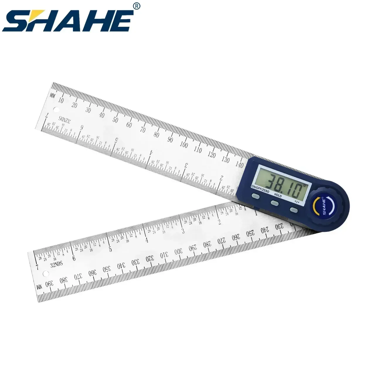 Shahe-digital Angle Finder Transferidor Angle Finder Régua com 200 mm Ferramenta de Medição de Ângulo Goniômetro para Carpintaria
