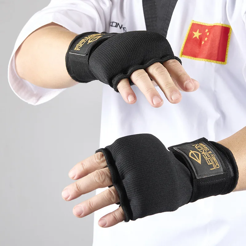 MMA Half-Finger Gel Boxing Gloves Sponge Filling Muay Thai Sanda Training Hand Wrap Inner Gloves Boxing Training Accessories