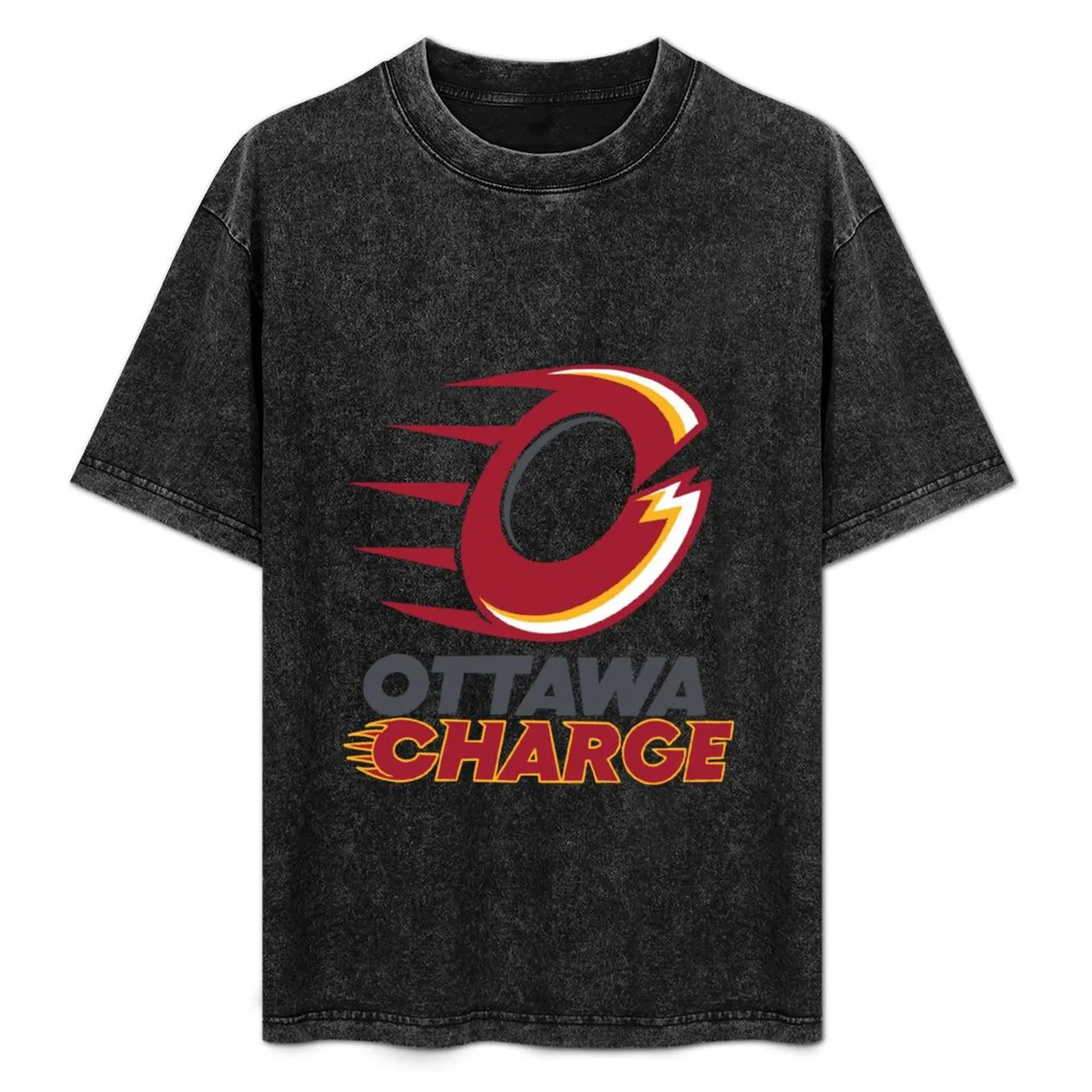 

PWHL Ottawa charge logo T-Shirt Casual Loose Daily Wear T-Shirt