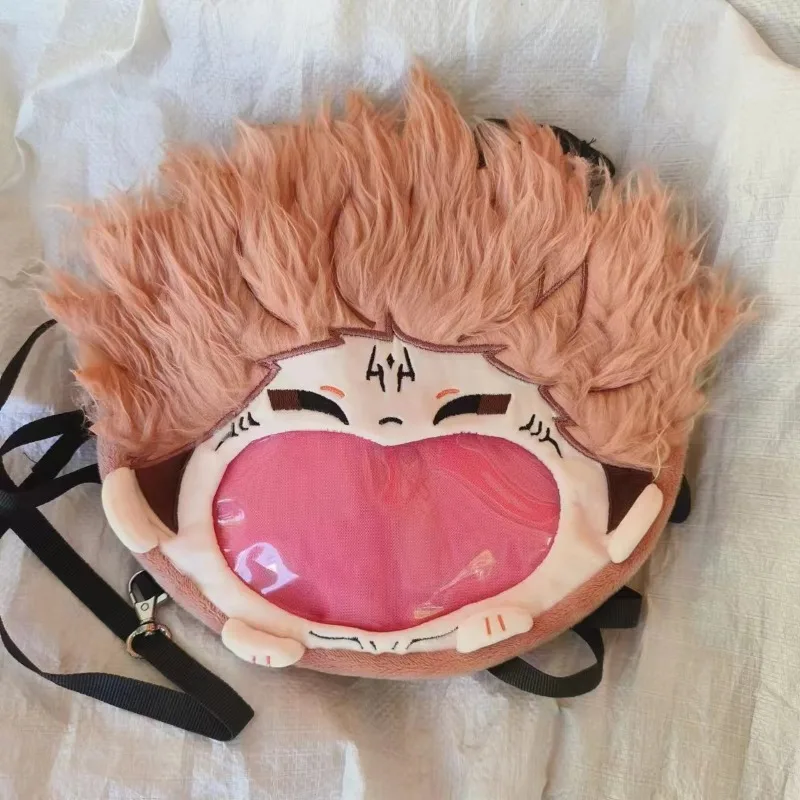 

New Anime Doll Double-sided Su Nuo Small Pain Bag Large Capacity Left Shoulder Shoulder Bag Fulilian Big Mouth Bag