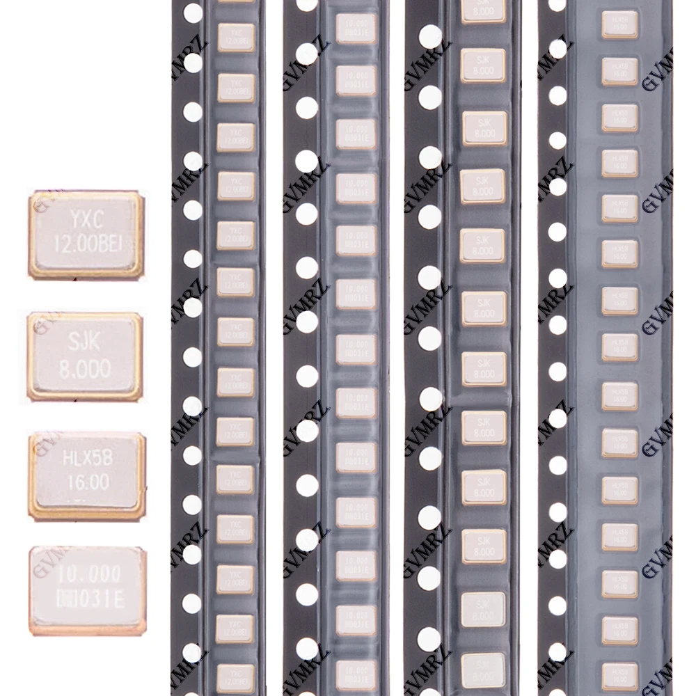 10PCS 8Mhz 16Mhz 20Mhz 24Mhz 25Mhz 32Mhz 40Mhz 48Mhz SMD 4P 3225 Passive crystal oscillator 26Mhz 27Mhz Component - view 5