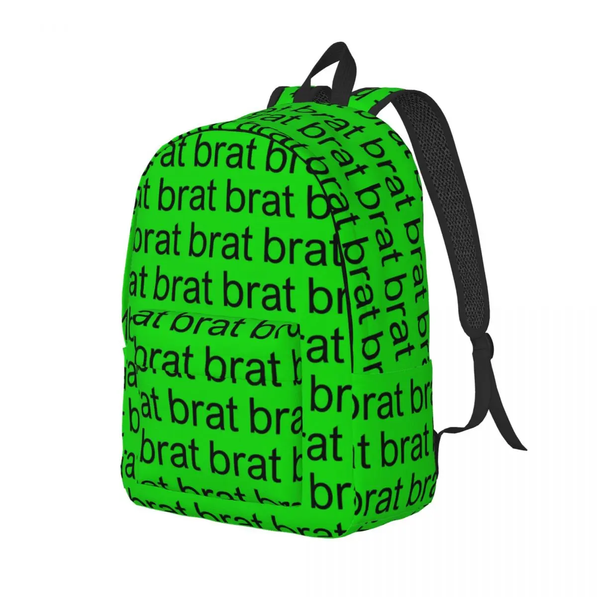 

Brat Green Backpack Hot Sale Daypack Large Capacity Boys Girls BookBag School Bag Shoulder Bags for Men Women
