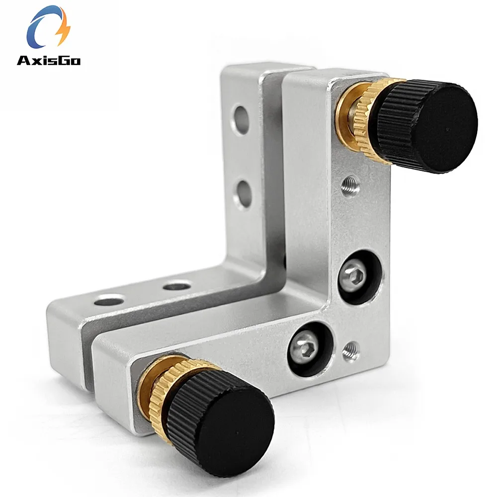 

L-Shape 2D Adjustment Mount Optical Holder Manual Leveling Bracket for Laser & Optoelectronic Devices