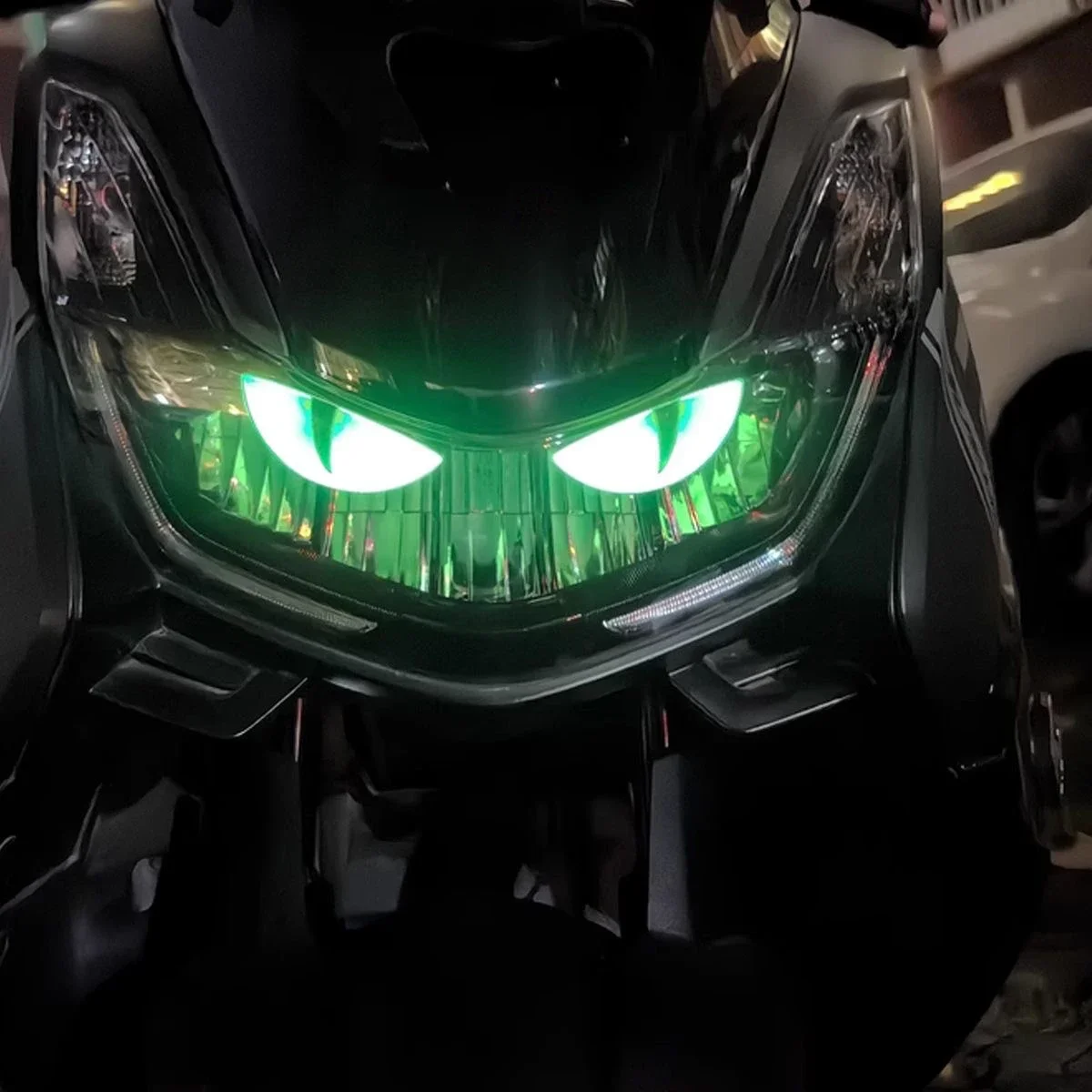 For YAMAHA NMAX 155 125 XMAX 300 250 TMAX 560 530 Xmax Nmax Tmax Devil Eyes Warning Stickers Motorcycle Moto Decals Accessories