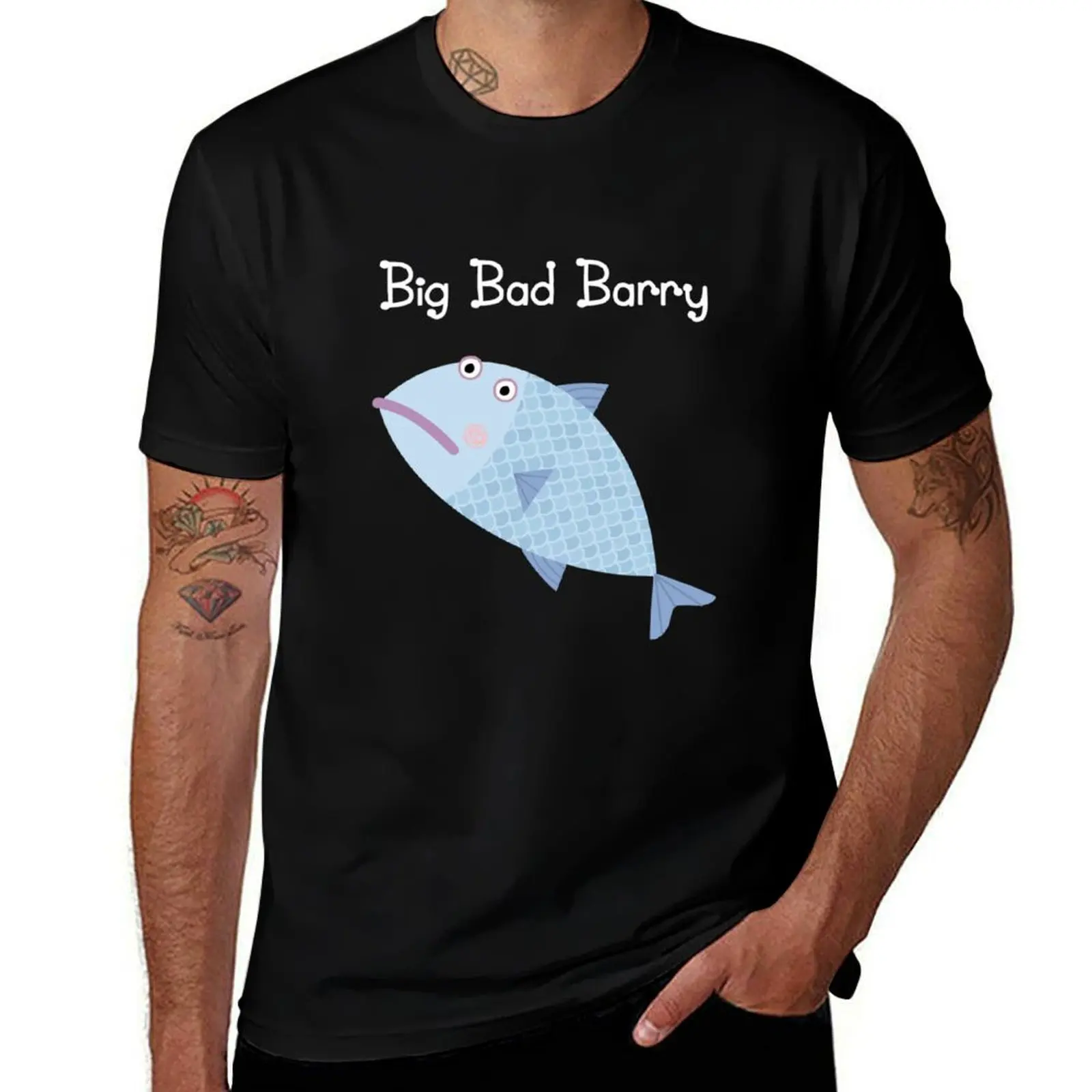 

Big Bad Barry T-Shirt Simple Casual Short Sleeve Cotton T-Shirt