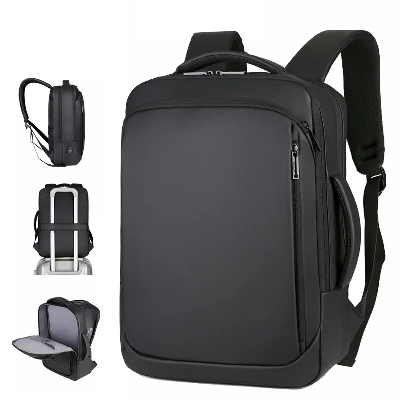 

42x30x12cm 15 Inch Laptop Bag Backpack Men'S Multifunctional Usb Business Travel Commuting Backpack