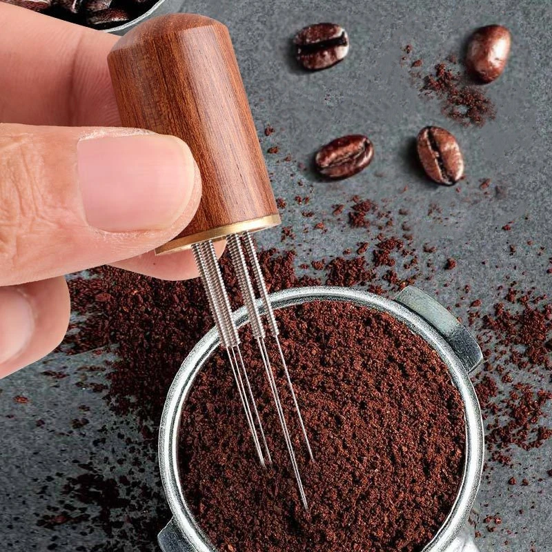 Ferramentas WDT: Distribuidor de Agulhas de Aço Inoxidável de Precisão para Café Espresso, Nivelador e Distribuição Uniforme – Acessórios Essenciais para Baristas