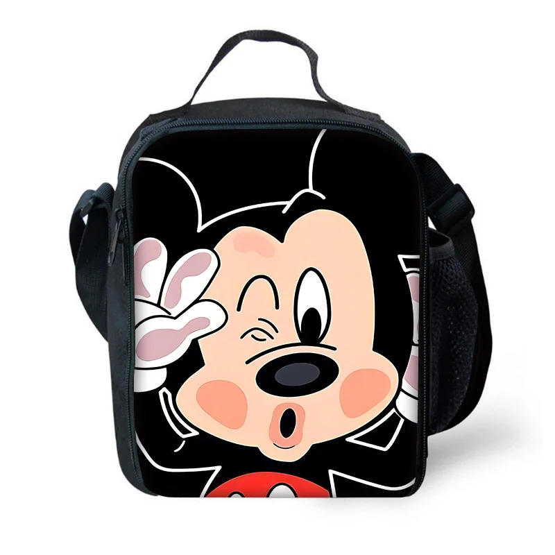 

Disney Mickey Minnie Child Insulated Large Capacity Bag for Boy Girl Student Outdoor Picnic Resuable Thermal Cooler Lunch Box