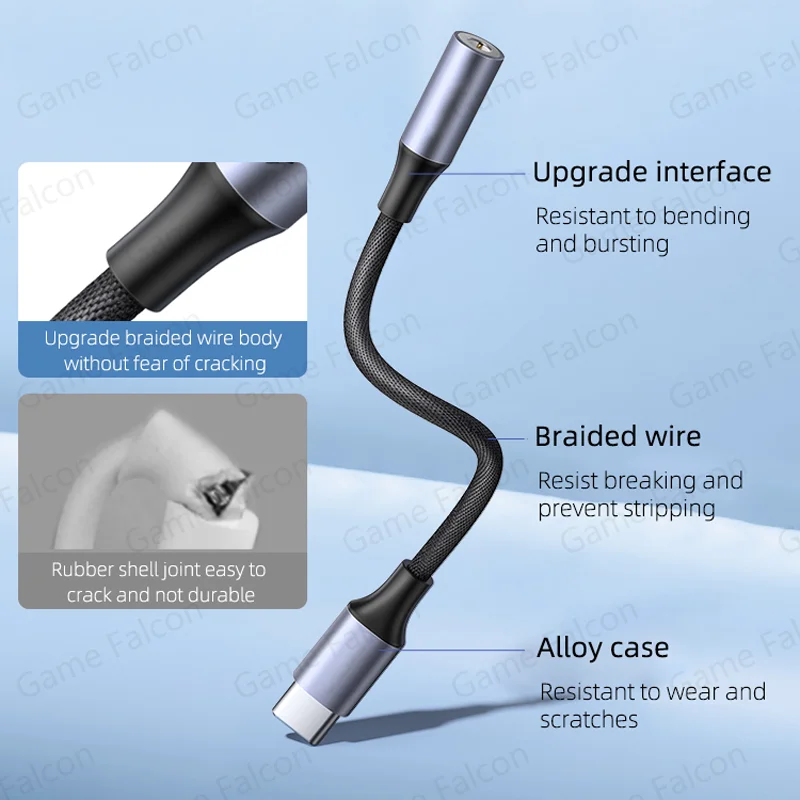 USB-C to 3.5mm Headphone Adapter – Type-C to AUX Audio Jack Converter Cable for iPhone, Samsung, Huawei, Xiaomi, Redmi, Poco, Pixel 4