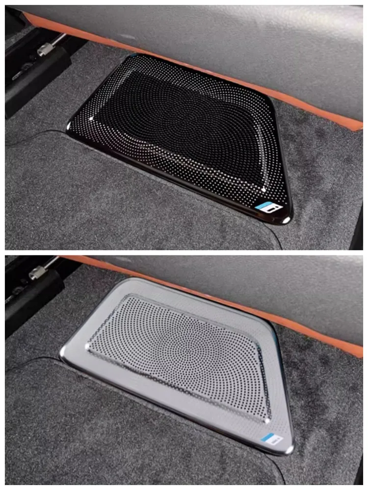 Car Seat Under Air Vent Cover stainless steels Air Conditioner Vent Dust Cover For BMW ix I20 IX Auto Accessories