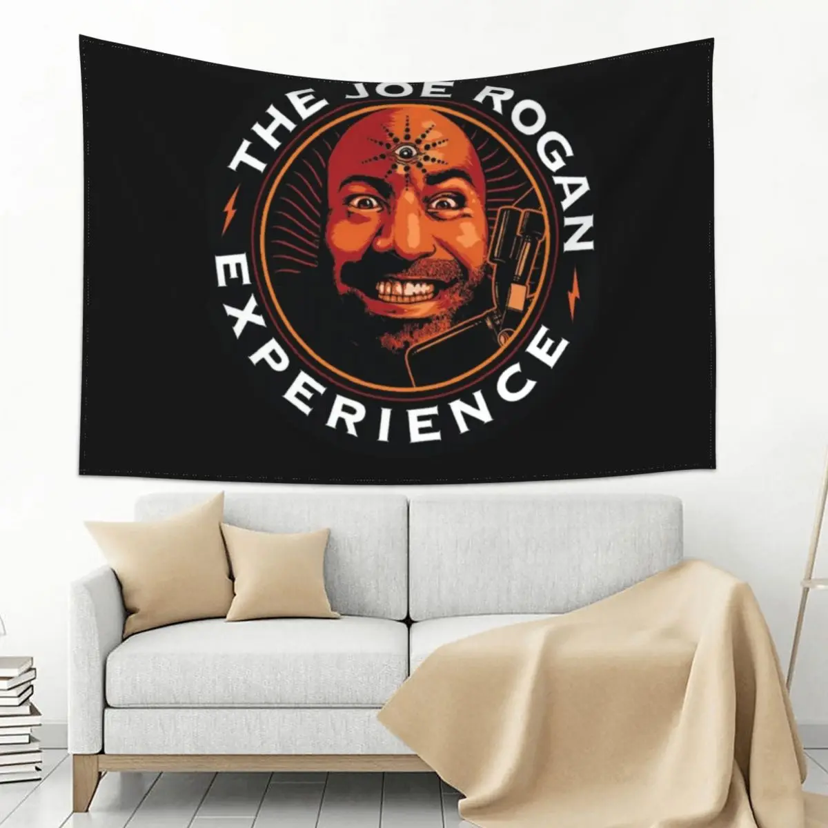 

JRE Joe Rogan Experience Podcast Logo Classic . Tapestry Wallpaper Bedroom Home Supplies Tapestry