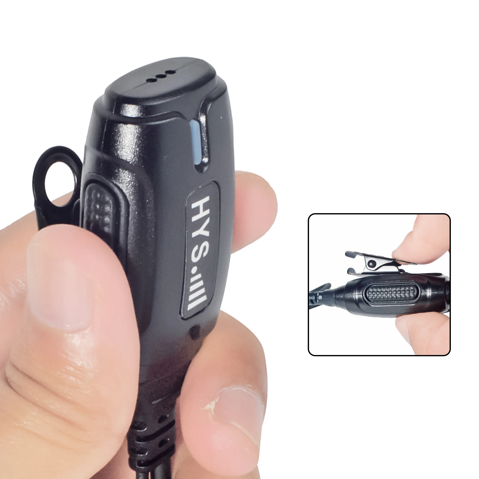 Two-way Radio Headset 2 Pin G Shaped Police Radio Earpiece with Mic For Kenwood Baofeng UV5R 888S Retevis Wouxun Walkie Talkie