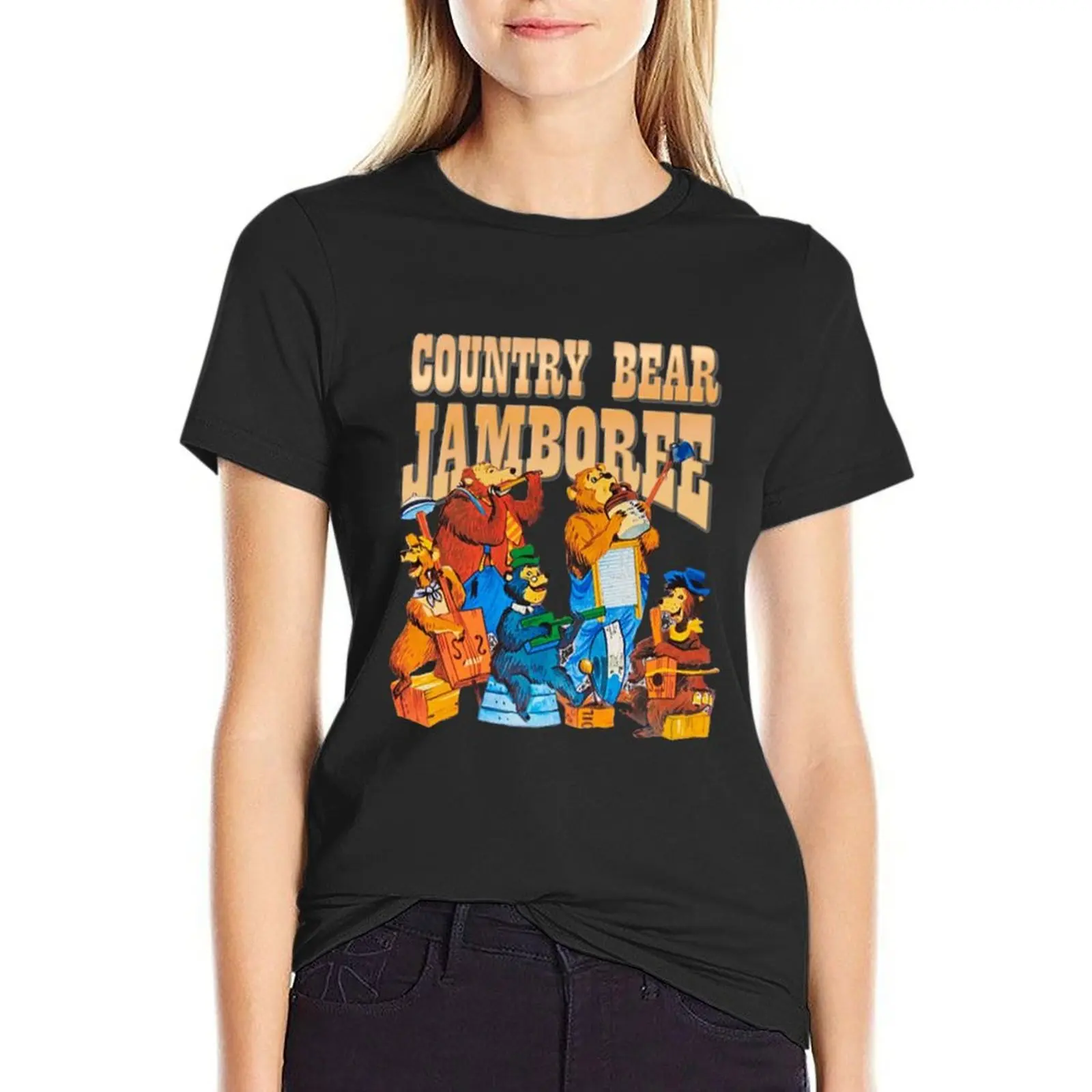 

Country Bear Jamboree Vintage Retro T-Shirt anime clothes plus sizes korean fashion Women's t-shirt