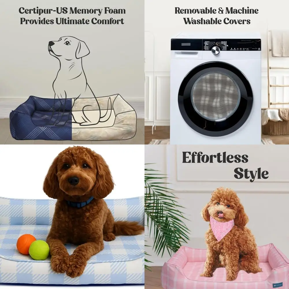 

Экологичная ортопедическая подушка-лежанка для собак из переработанной ткани, с моющимся чехлом и нескользящим основанием - большой дизайнерский диван светло-голубого цвета