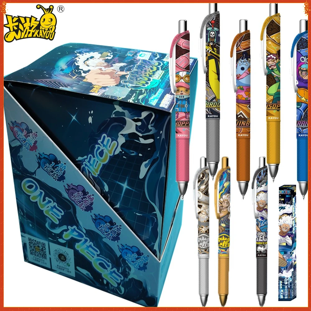 

New Genuine KAYOU One Piece Gel Pen Blind Box Students Like Stationery Supplies Popular Characters Creative Ballpoint Pen Gifts