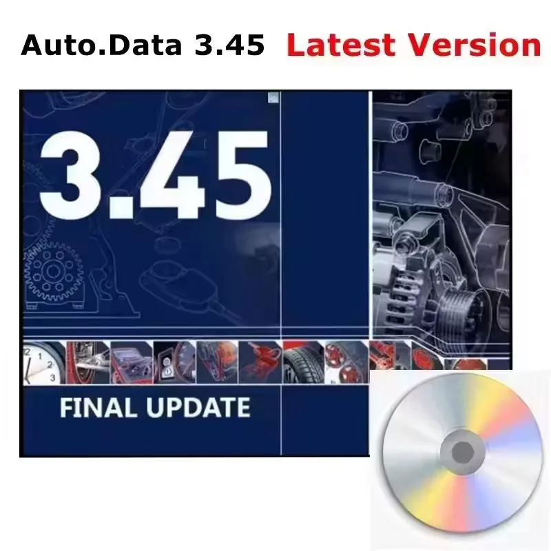 

2024 AUTO DATA 3.45 hot Auto Repair Software Wiring Diagrams data with install video AutoData 3.40 Multi-languages CD USB Drive