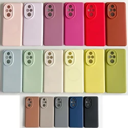 For Wireless Charging Magsafe Case For Honor 200 Pro Honor200, Slim Soft Liquid Silicone Magnetic Camera Protection Phone Cover