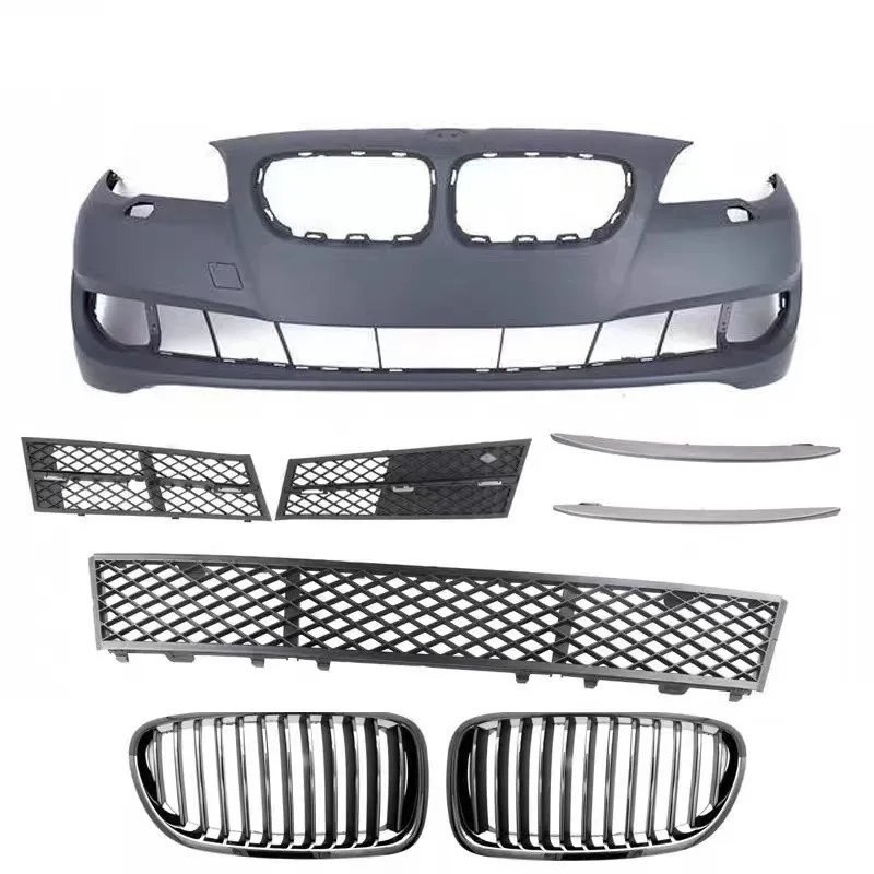 

On Sale Lower Grille Decorative Strip Fog Light Frame Middle Net Front Bumper For 520 523 525 528 530535