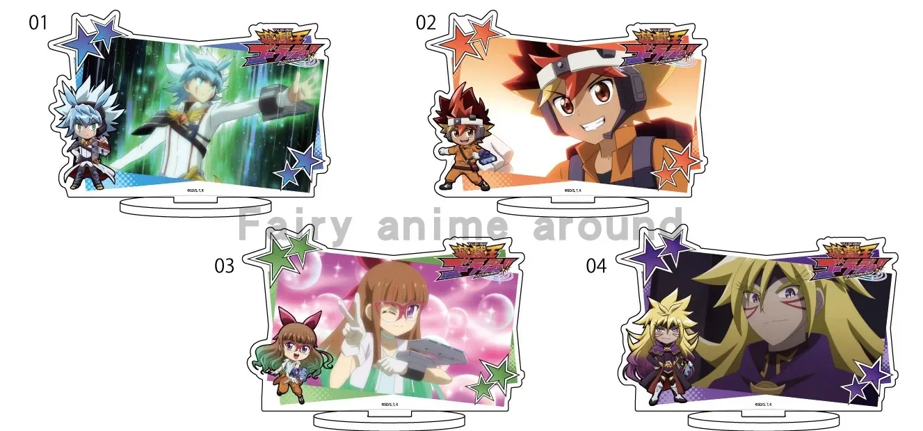 Anime Yu-Gi-Oh! VAI RUSH! Action Figure Doll YuGiOh Yudias Velgear Oudou Yuuhi Yuamu Acrilico Modello di Supporto Piastra Cosplay Giocattolo Regalo
