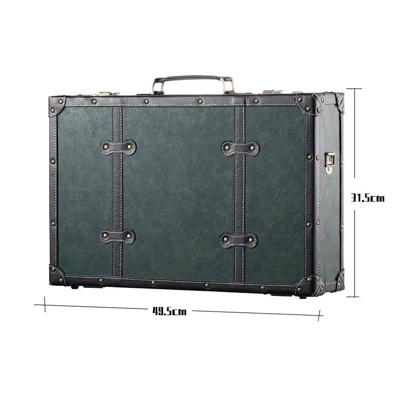 Toolbox Oil Head Box Electric Push Shear Multifunctional Storage Box Retro Hairstylist's Exclusive Leather, Personalized Trend