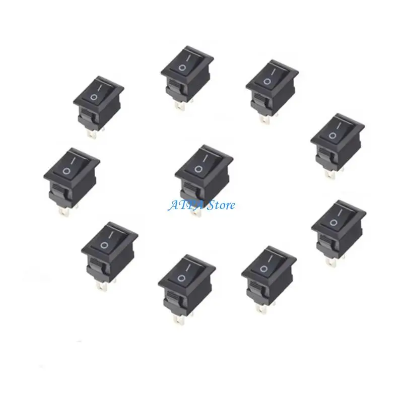 

U13C Rocker Switches 250V 3A ON Off Toggle Switches 2 Pin Electrical Switches for Car