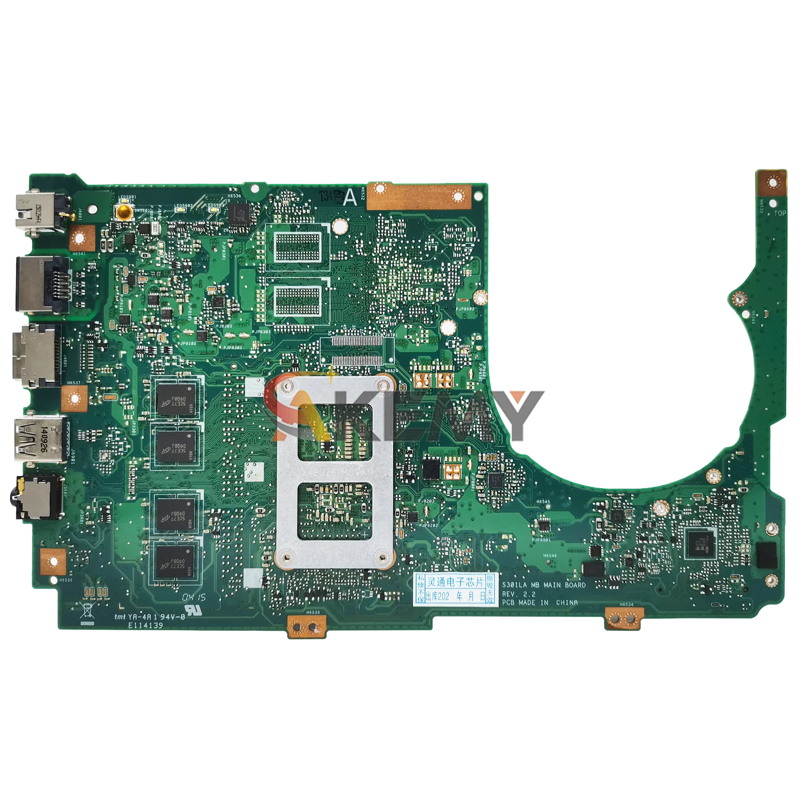 Motherboard Laptop S301LA Untuk ASUS VivoBook S301LP S301L S301LA Q301L Mainboard Notebook Dengan CPU i3 i5 i7 100% teruji OK pengiriman cepat