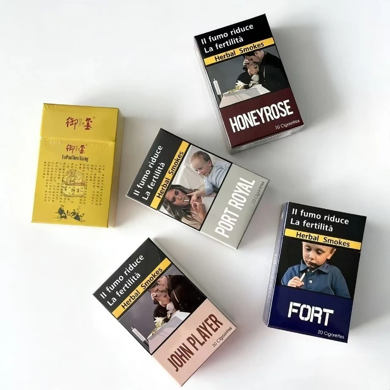 

Hot Sale 5 packs Not included nicotine Natural Herbs Cigarette Non-Addictive Tobacco Free Herbal Smoke Men Healthy Smoke Gift