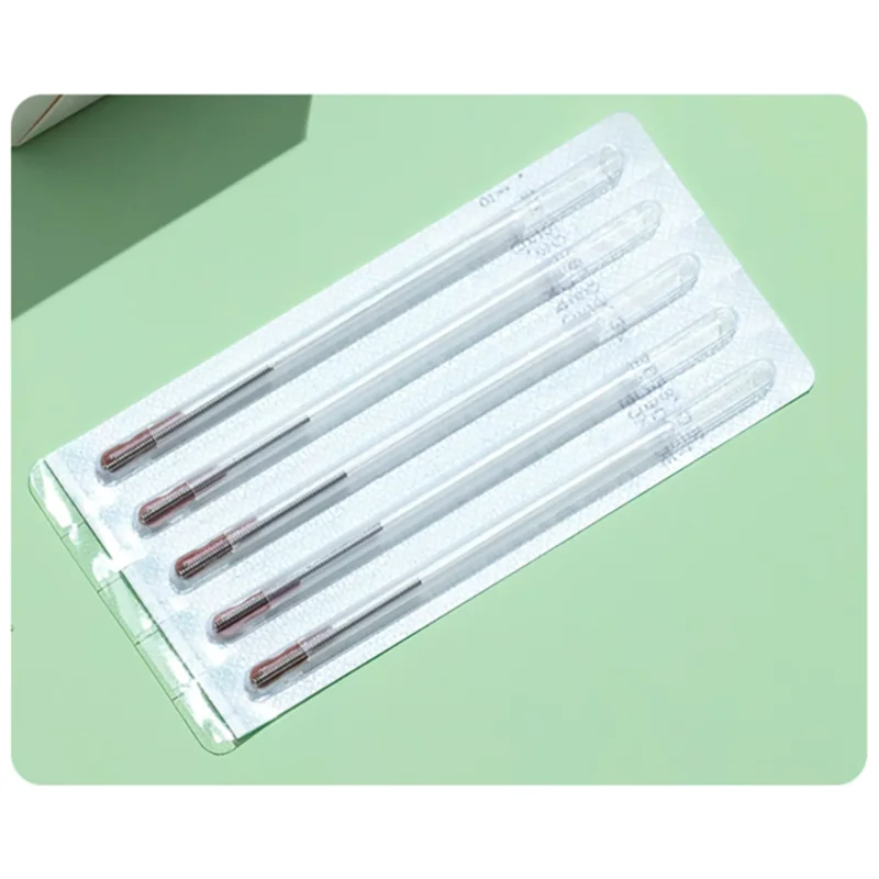 ZHONGYAN TAIHE 1000 PCS Acupuncture Needle with Indivual Guide Tube Sharp Disposable Sterile Beauty Massage 10 Boxes
