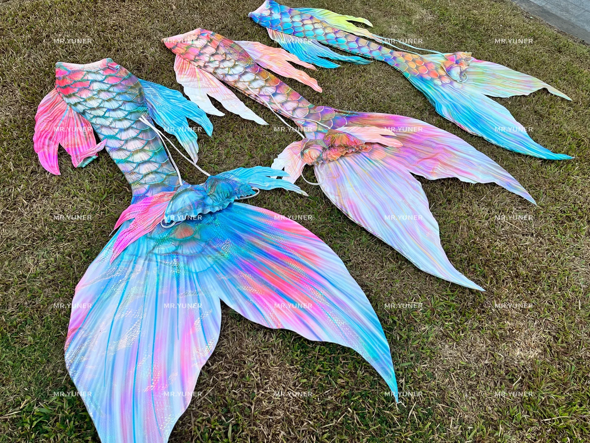 

Оригинальный купальник Rue'S с большим хвостом русалки Buingbuing, сверхлегкий купальник из горячего золота с рыбьим хвостом, океаниумный купальник для стрельбы, можно настроить