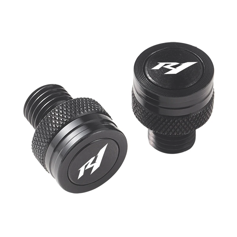 لياماها YZF R1 YZFR1 1999-2022 2001 2002 اكسسوارات دراجة نارية M10 * 1.25 مسامير الألومنيوم البراغي مرآة ثقب المقابس غطاء