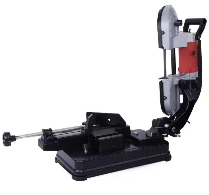 

Hot Industrial Electric Small Household Hand-held Cross-cutting Wood Wire Rod Round bar Metal Band Saw Cutting Machine