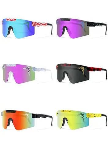 Brand Men Women Outdoor Sports Goggles UV400 Cycling Sunglasses MTB Bike Bicycle Party Running Windproof Protection Eyewear